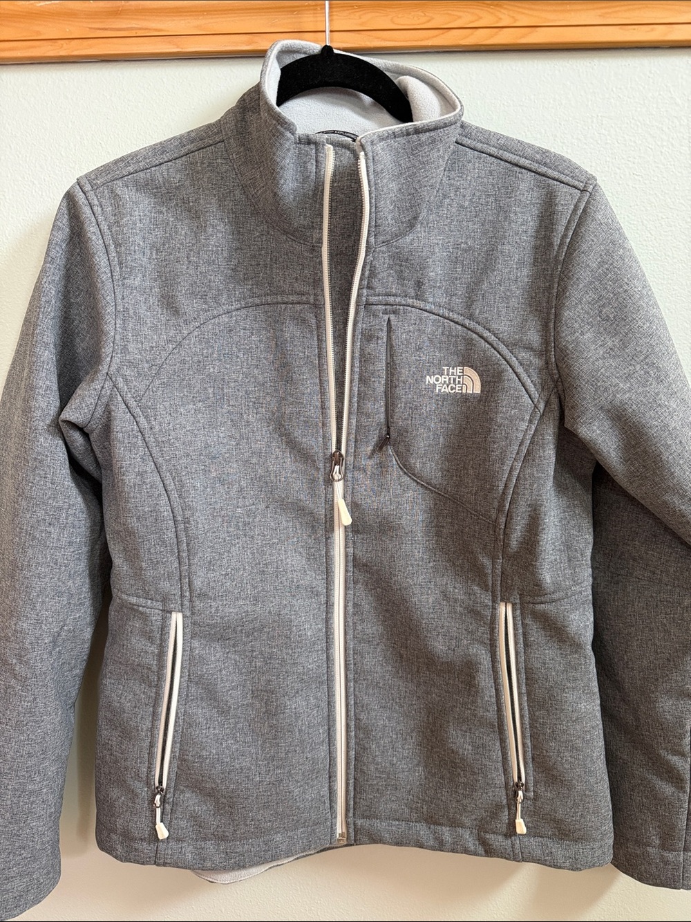 The North Face Heather Gray Utility Softshell Jacket